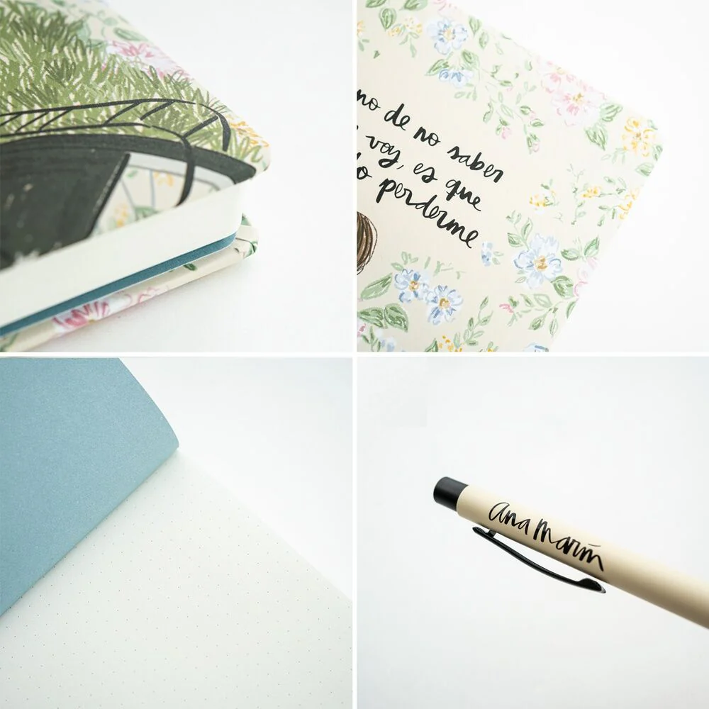 Set Cuaderno A5 + Boligrafo Ana Marin - Image 5