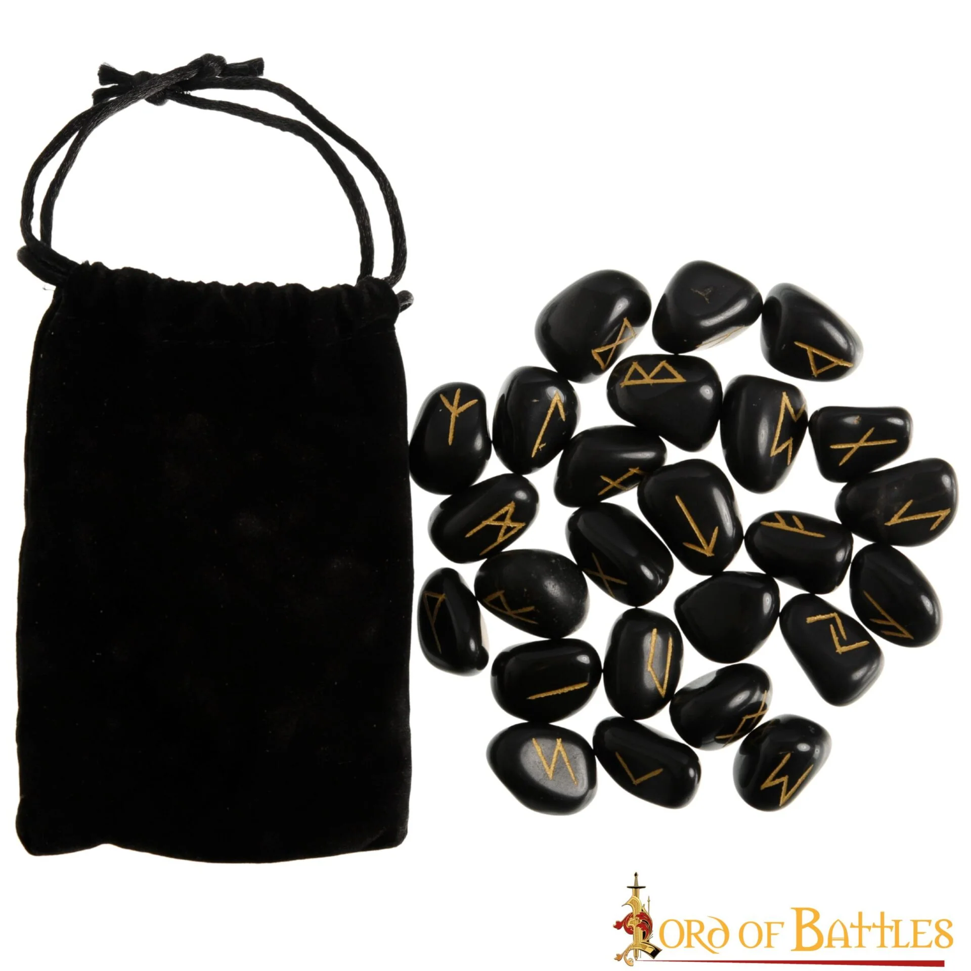 Set de 25 Piedras Rúnicas Vikingas Artesanales - Image 9