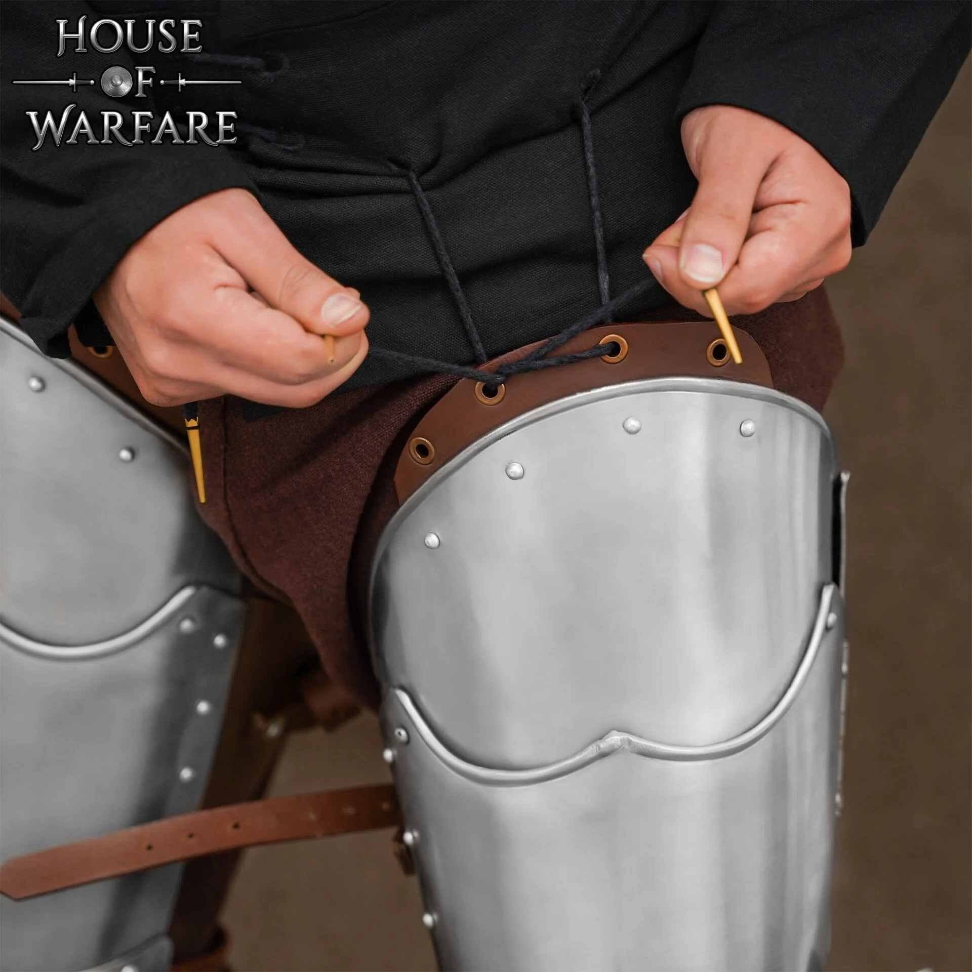 Set de Armadura Medieval - Cuisse, Poleyn & Greave - Image 3