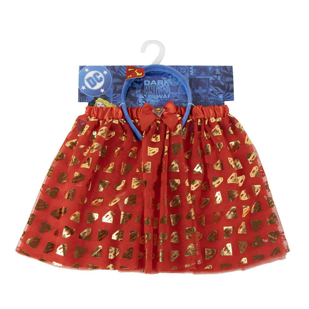Set Diadema + Tutu Superman Dc Comics