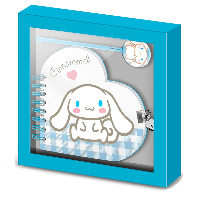 Set Diario + Boligrafo Cinnamonroll Hello Kitty