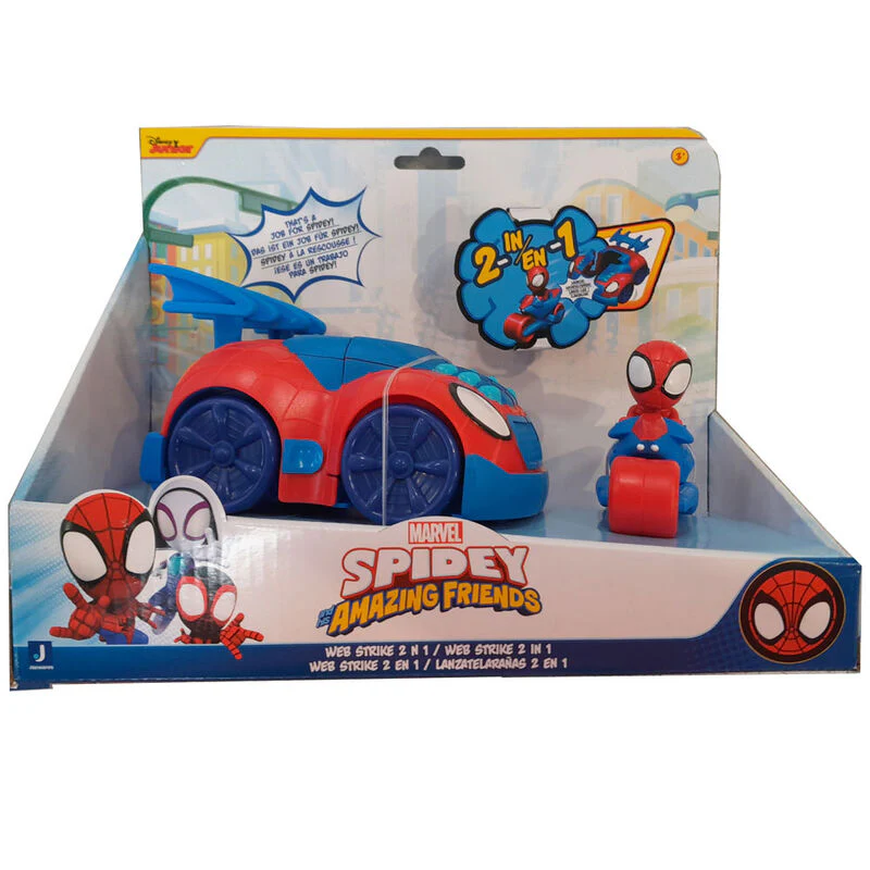 Set Figura Spidey + Vehiculo Marvel