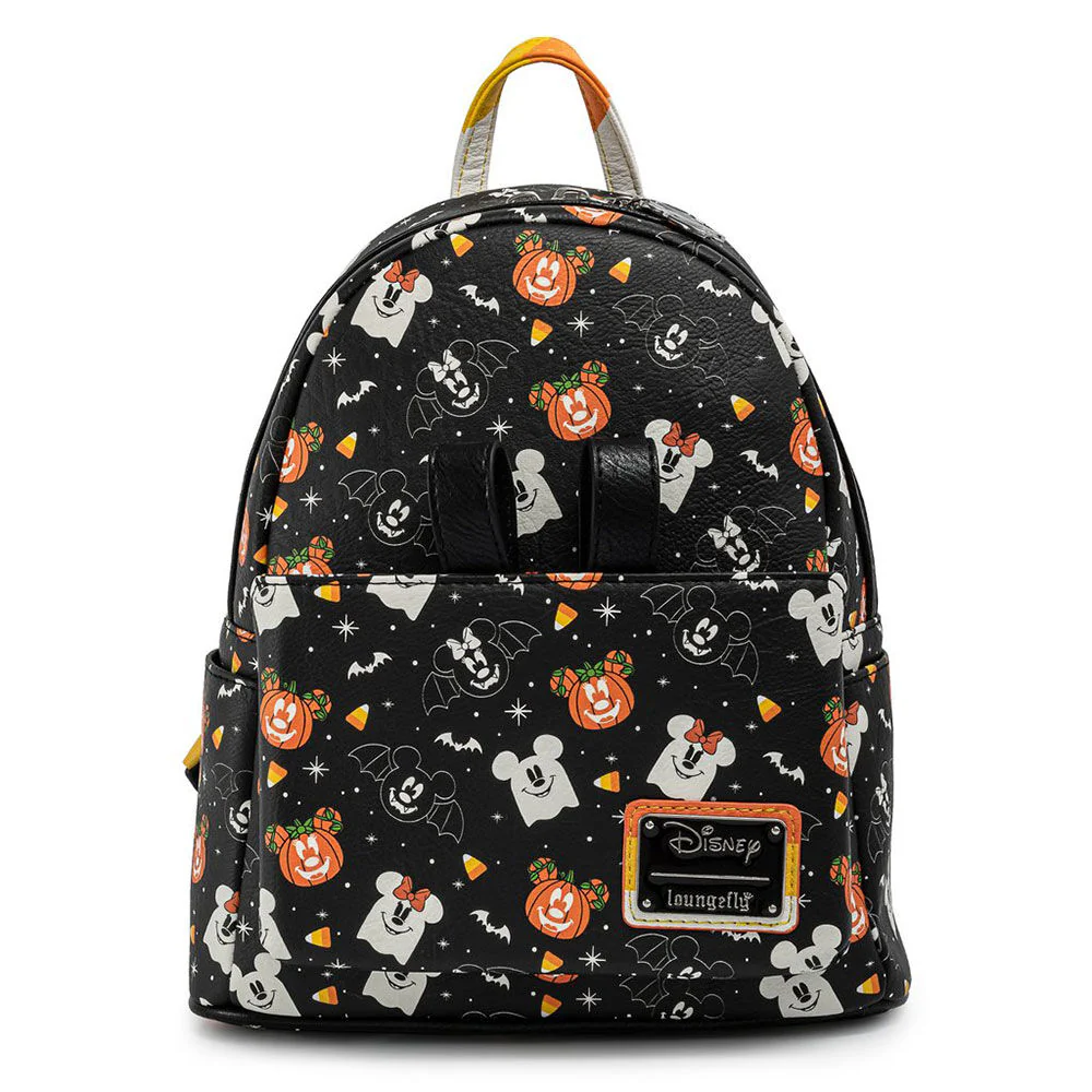Set Mochila + Diadema Orejas Spooky Halloween Mickey And Minnie Disney Loungefly 27Cm - Image 2