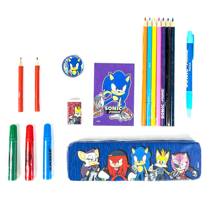 Set Papeleria Coloreable Sonic Prime 2 - Image 2