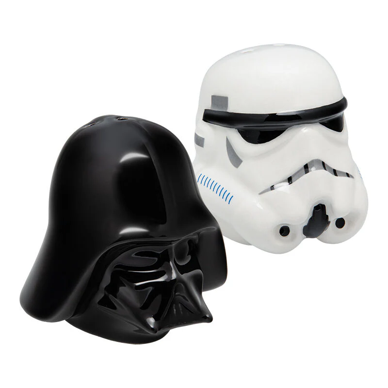 Set Salero Y Pimentero Darth Vader Y Stormtrooper Star Wars 7Cm - Image 2