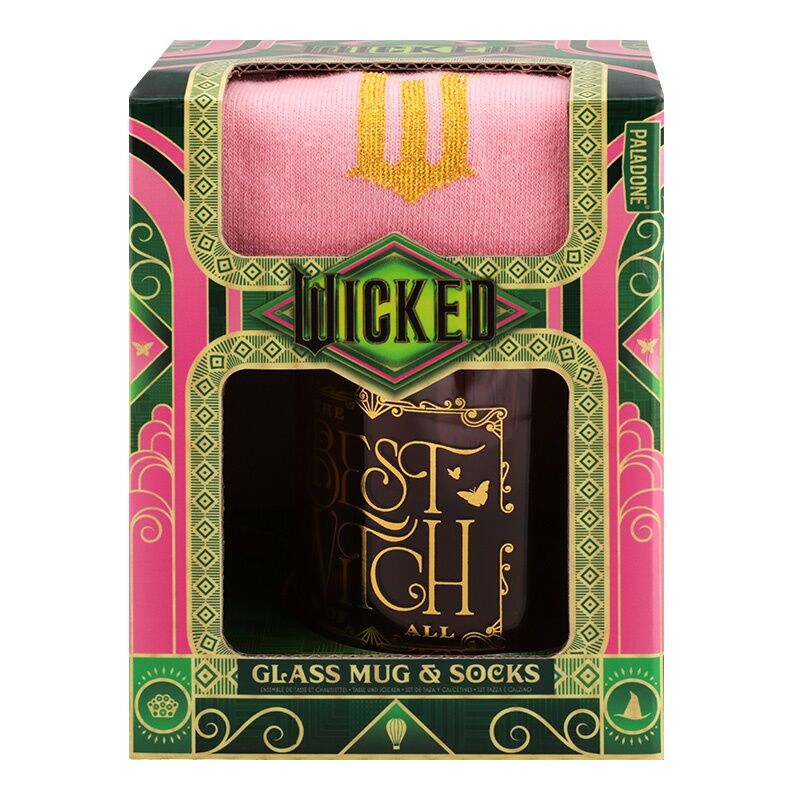 Set Taza De Cristal + Calcetines Glinda Wicked - Image 6