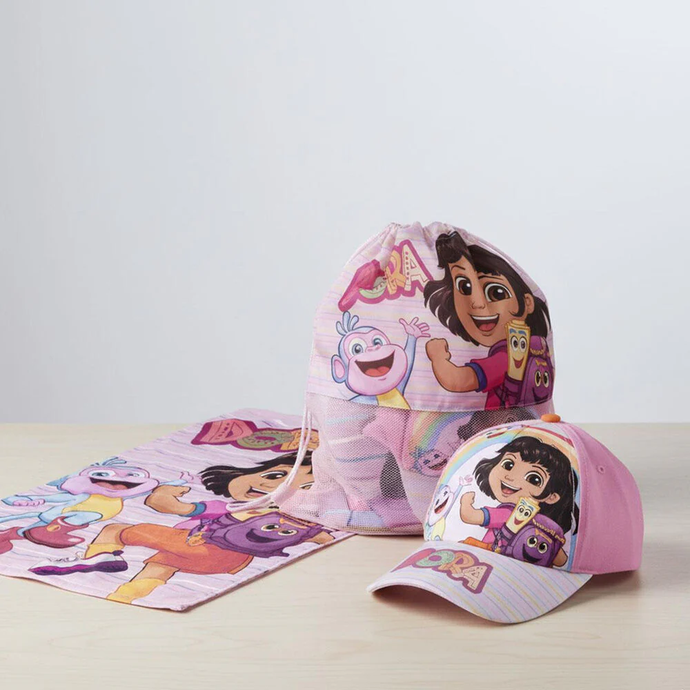 Set Toalla + Saco + Gorra Dora La Exploradora - Image 5