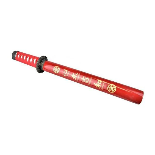 Tanto Decorativo Japonés con Funda de Madera – Negro, Azul, Rojo y Blanco 42.5 cm - Image 6