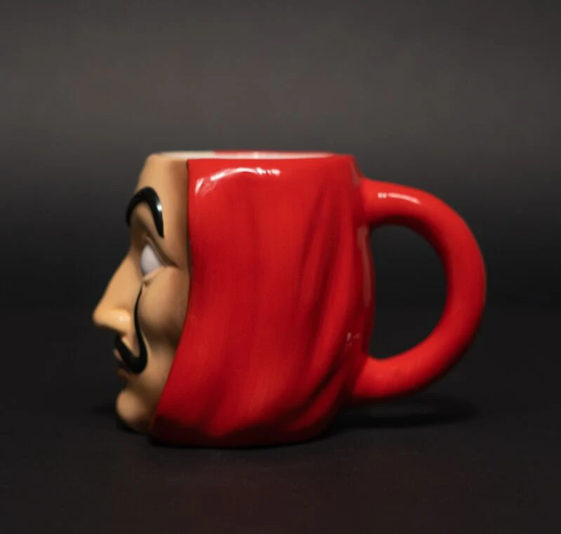 Taza 3D Mascara La Casa De Papel 350Ml - Image 3