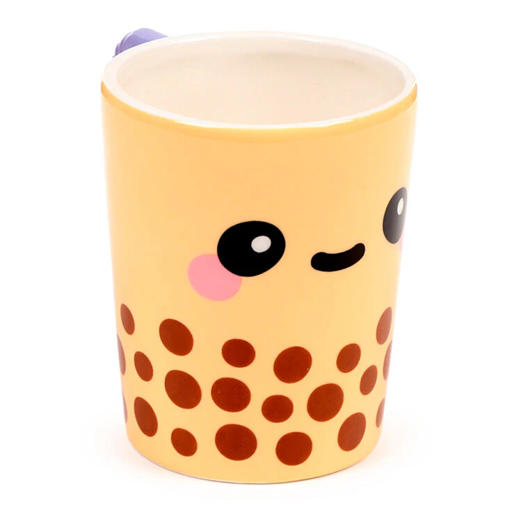 Taza Con Tapa Te Con Burbujas Foodiemals Boba 300Ml - Image 4