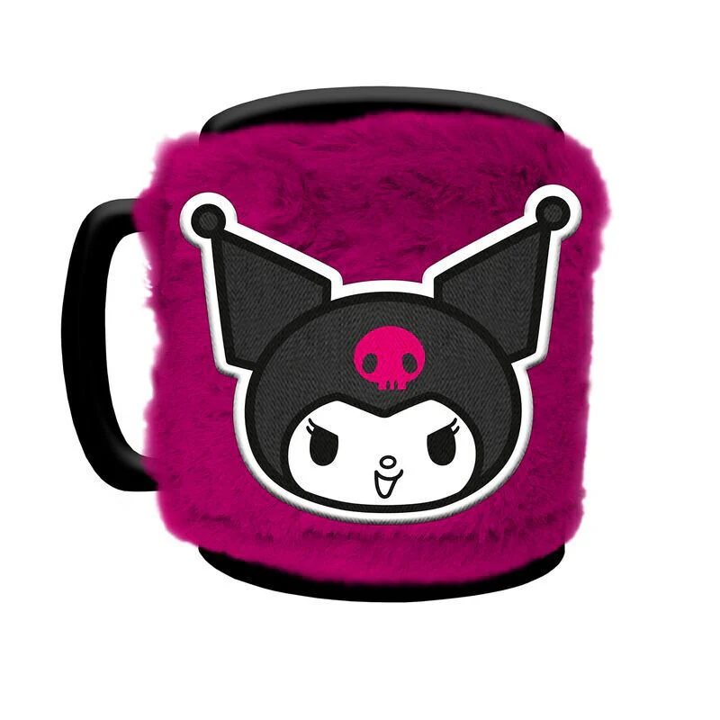 Taza Funda De Peluche Kuromi Hello Kitty 440Ml - Image 2