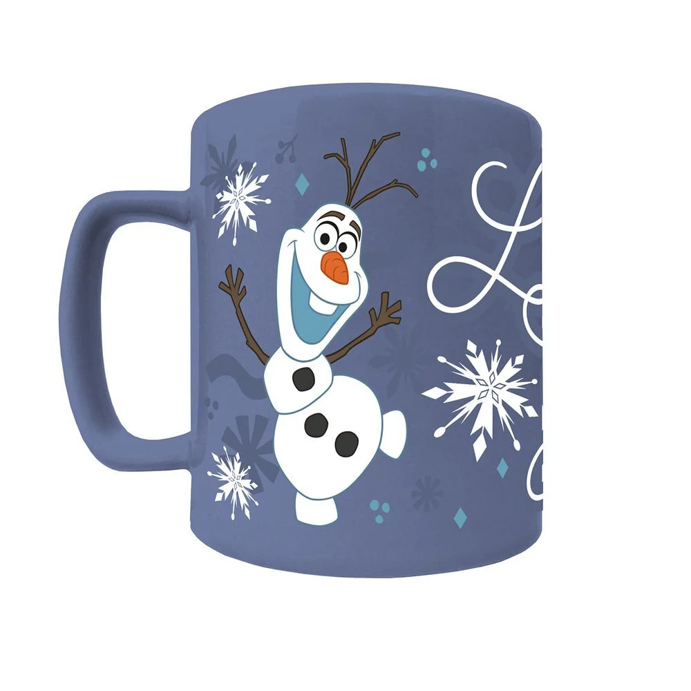 Taza Funda De Peluche Olaf Frozen Disney 440Ml