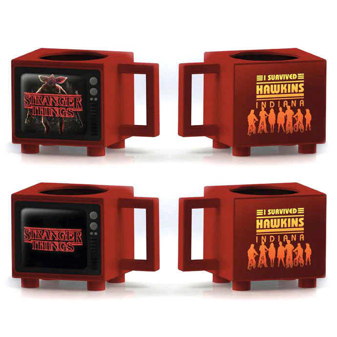 Taza Termica Retro Tv Stranger Things 500Ml