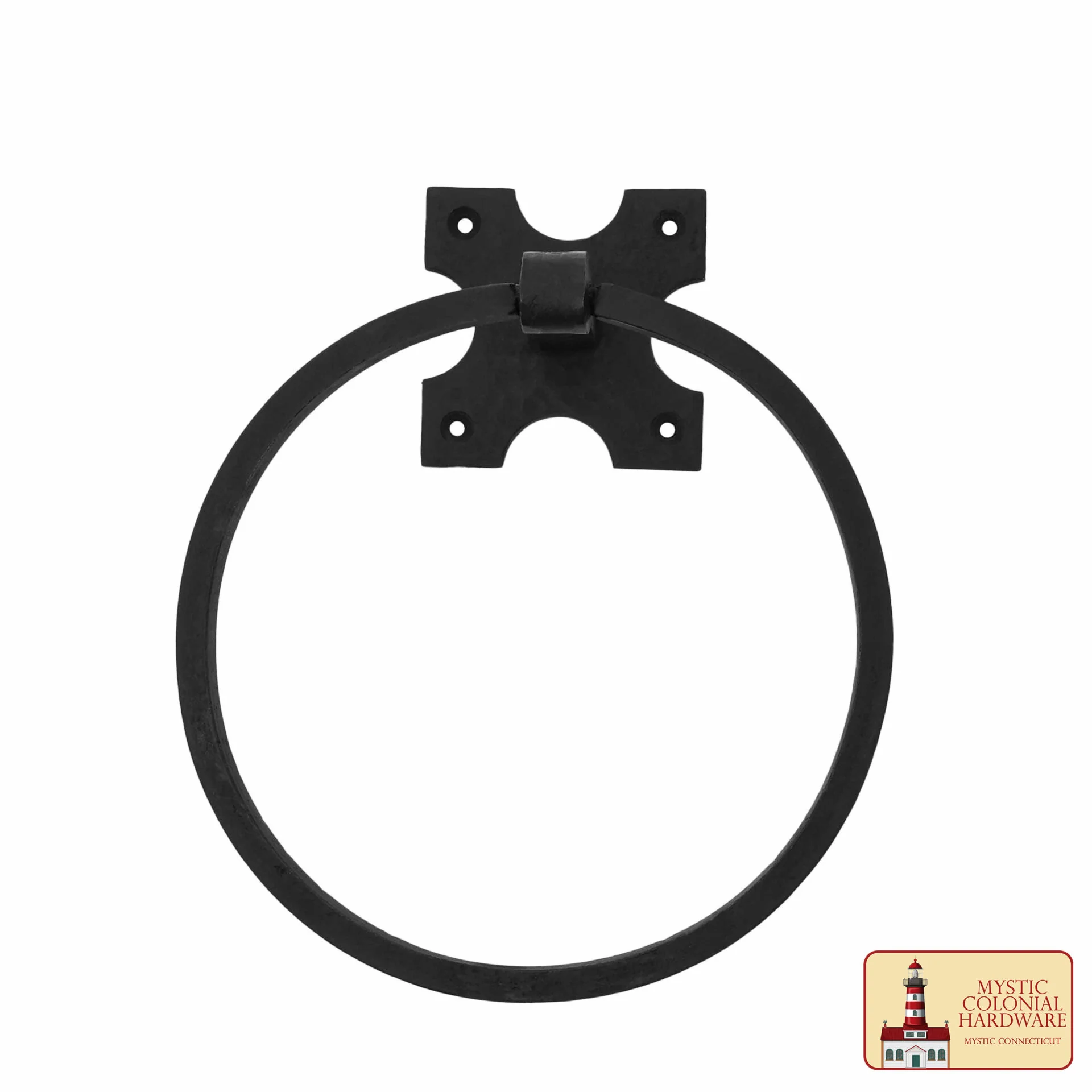 Toallero de Pared Rústico Forjado a Mano: Ideal para Cuartos de Baño y Cocinas Victorianos, Coloniales, Retro, Steampunk, Góticos, Barrocos y Medievales, 15,9 Cm - Image 5
