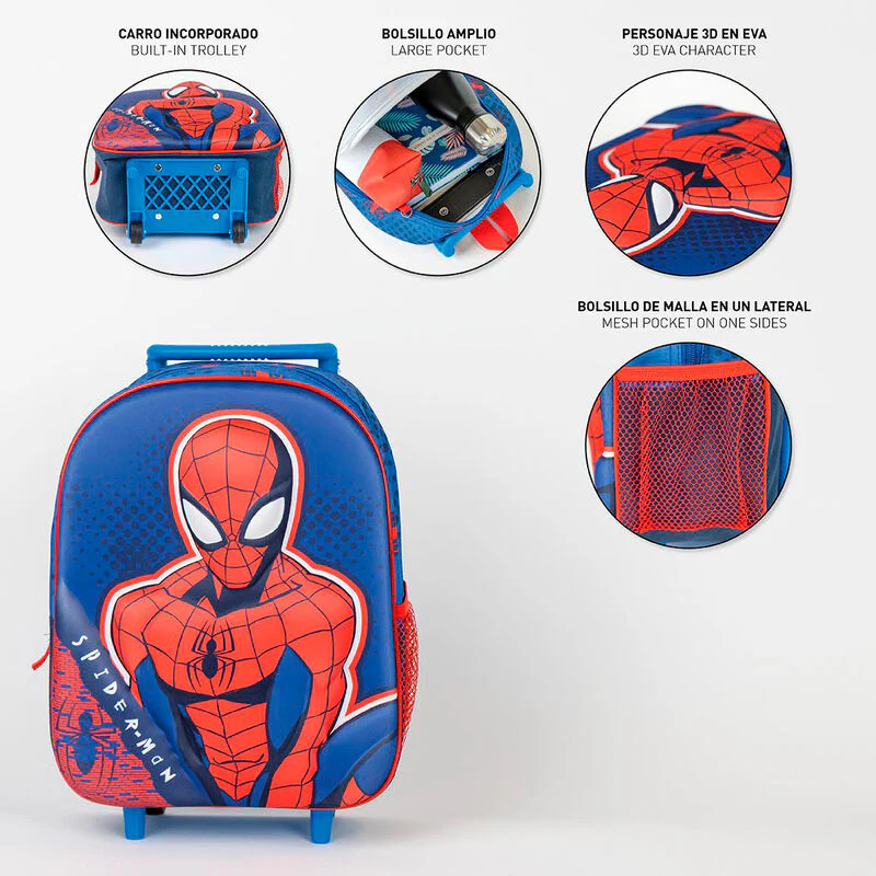 Trolley 3D Spiderman Marvel 31Cm - Image 4