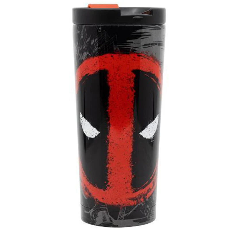 Vaso Termo Acero Inoxidable Deadpool Marvel 425Ml