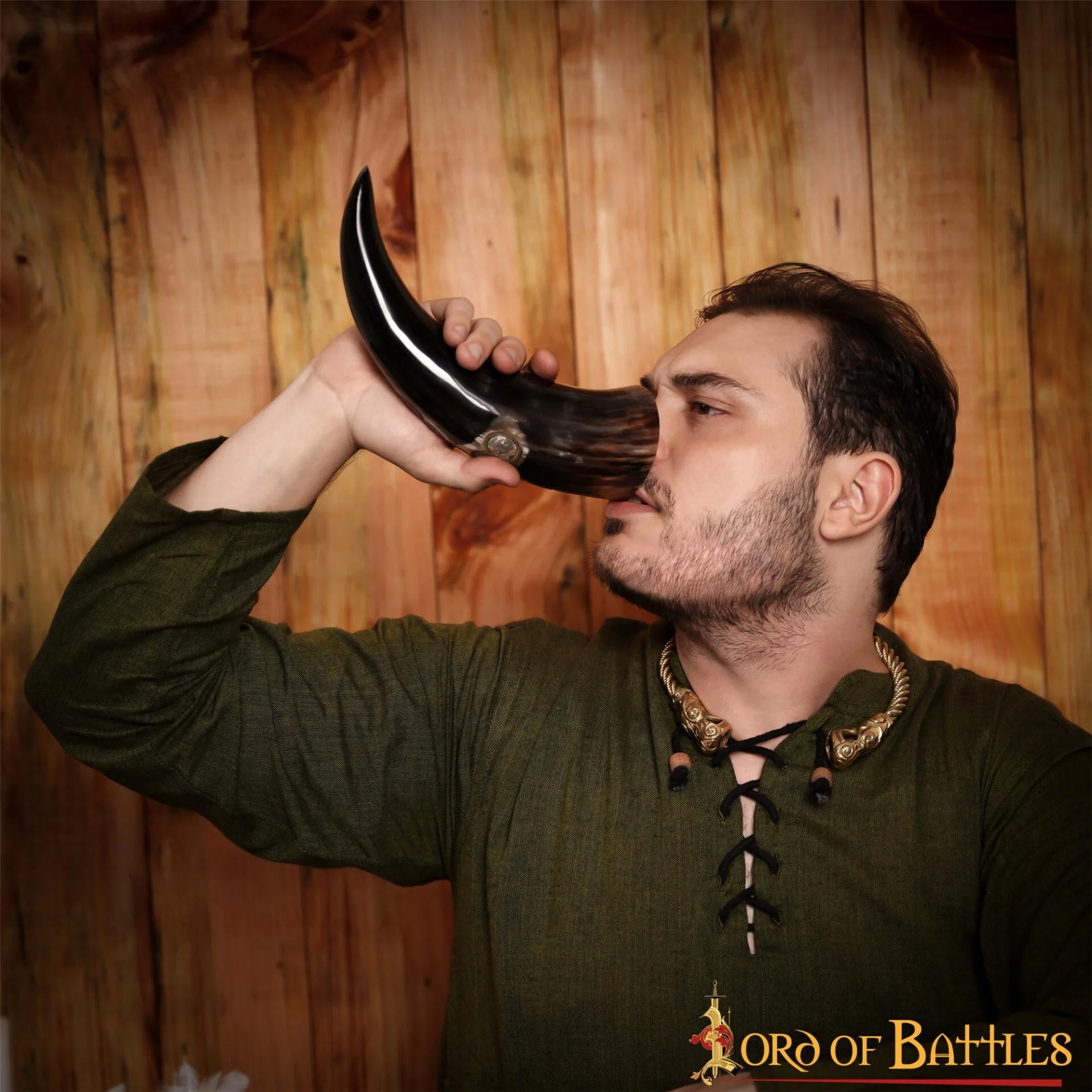 Viking Drinking Horn 500 - 600 Ml Cuerno de Buey Auténtico Hecho a Mano - Image 9