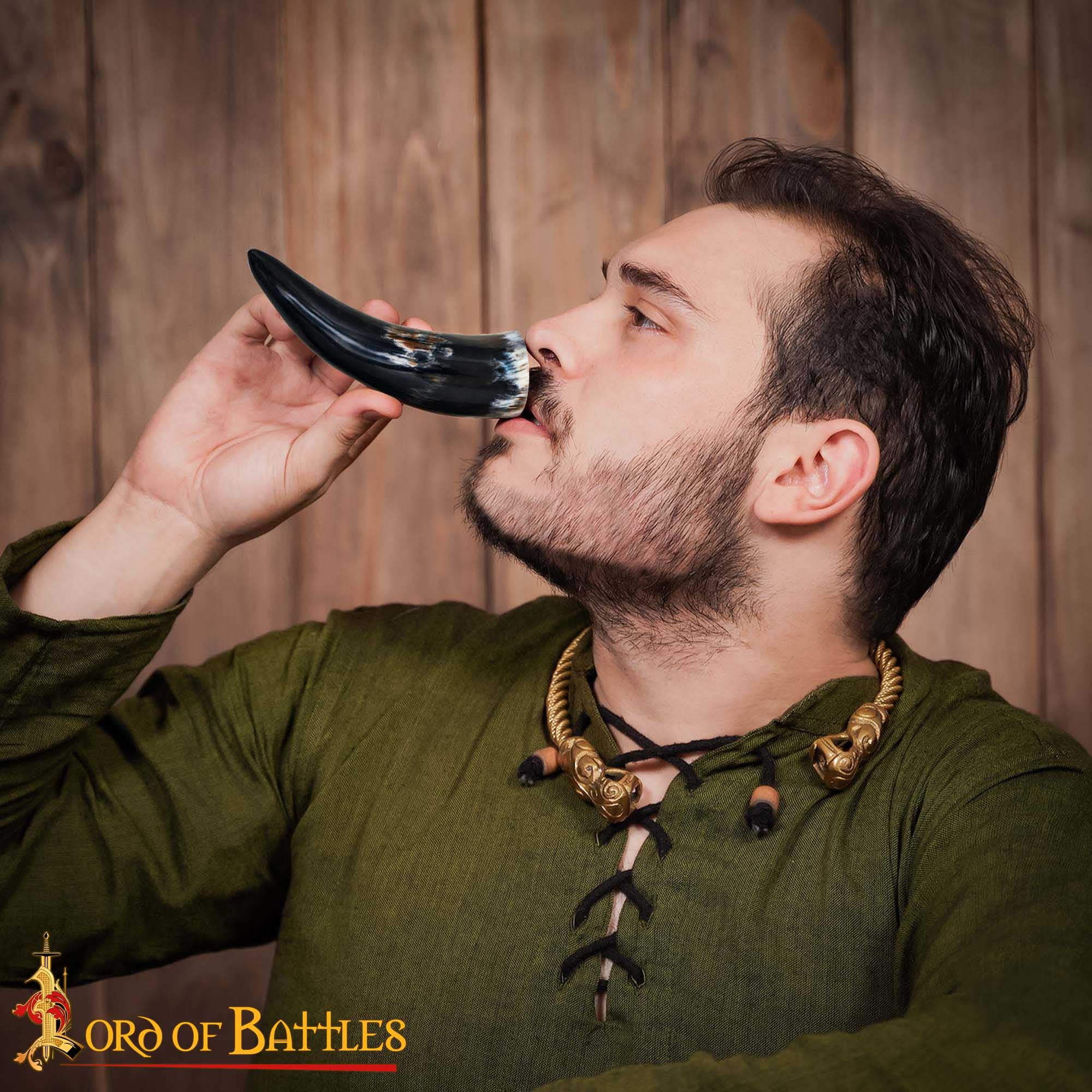 Vikingo Cuerno de Buey para Beber - Taza de Cuerno Natural Pulido Artesanal (150 Ml) - Image 12