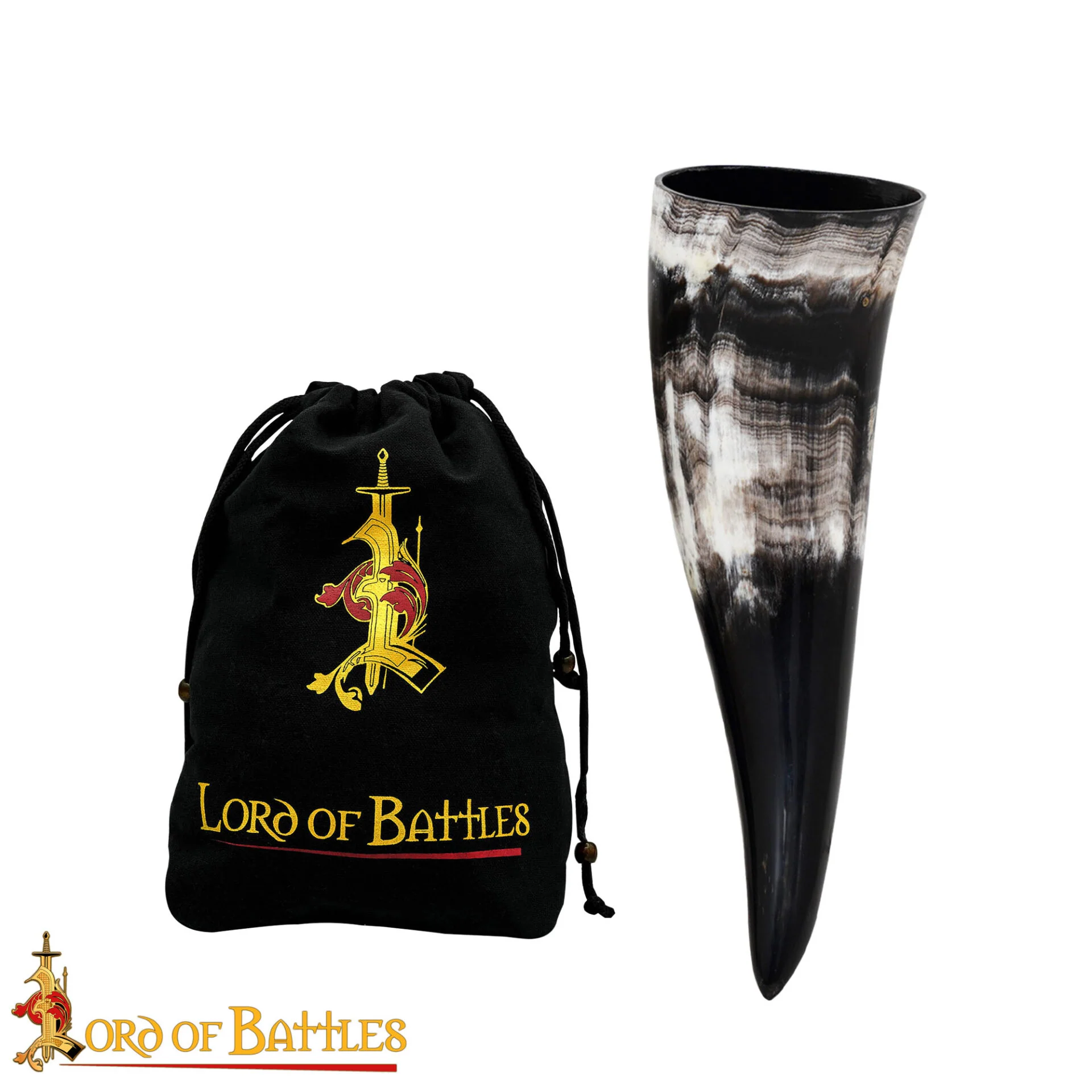 Vikingo Cuerno de Buey para Beber - Taza de Cuerno Natural Pulido Artesanal (150 Ml) - Image 2